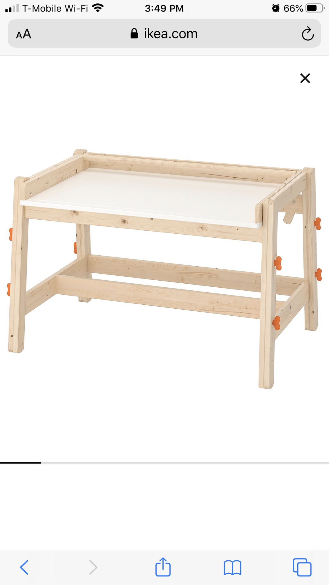 IKEA flisat children’s adjustable desk