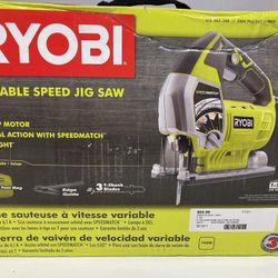 RYOBI JS651L1 6.1Amp Corded Variable Speed Orbital Jig Saw