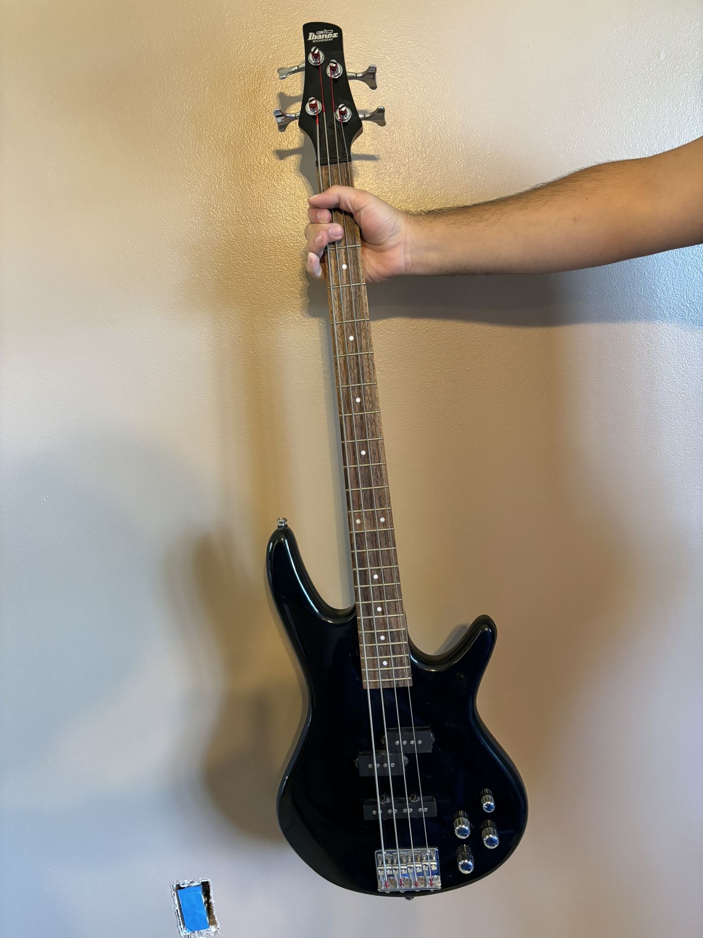 Ibanez 4 String Bass Guitar And Amp 