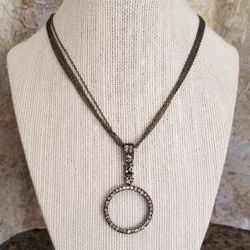 Crystal Pendant Necklace 