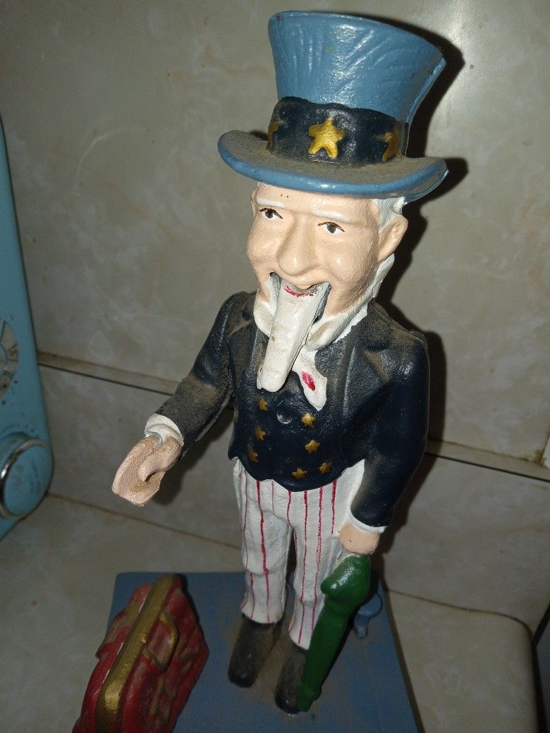 Antique Mechanical Coin Bank (Uncle Sam)