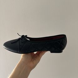 Black Flats Size 8 