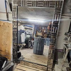 XL Leaner/Standing Glass Mirror By Uttermost 60" Tall By 40" Wide