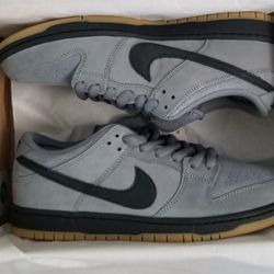 Nike SB Dunk Low Cool Grey Orange Label Size 11