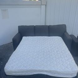 Beautiful Grey Gray Sofa Bed Couch Sectional Recliner Modern Living Room Mattress