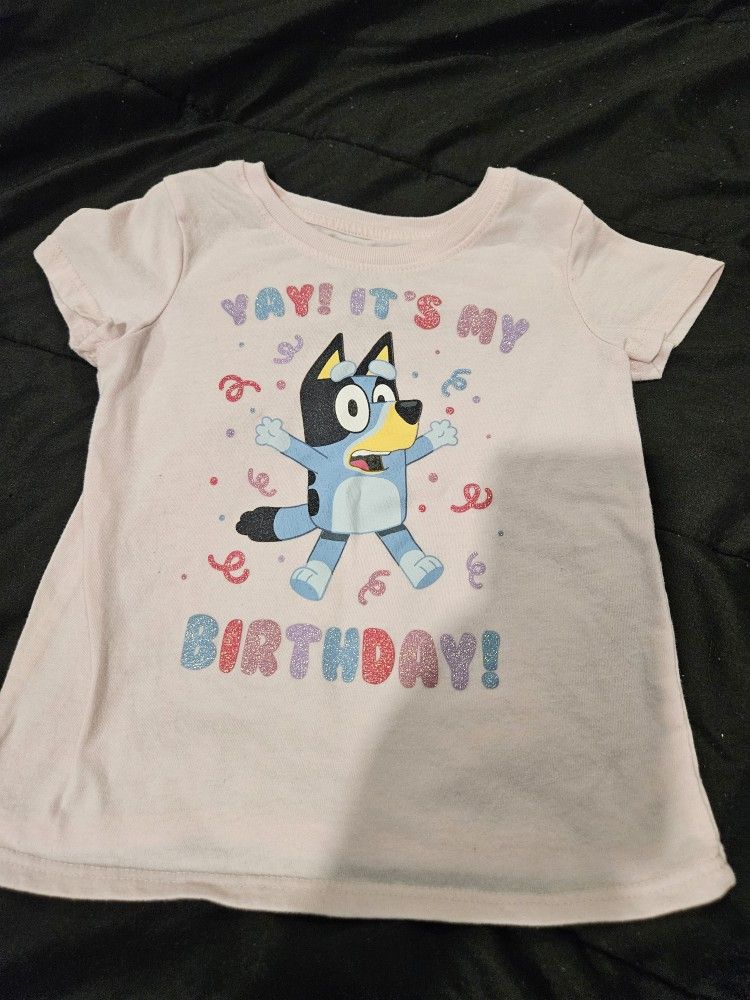 3T Bluey Birthday Shirt