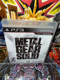 Sealed !! Metal Gear Solid The Legacy Collection PS3 Game