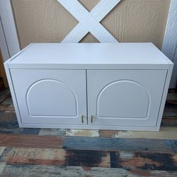 16" Metal Wall Mounted Storage Cabinet, Small Armoire Wardrobe Closet, Small Hanging Cabinet for Bedroom Bathroom Kitchen 