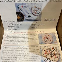 Embroidery Kit - 3 Projects 