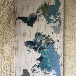 Map Wall Canvas 