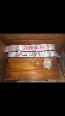 Bride to be accessories