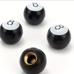 Pool 8 ball tire valve stem caps see all of my other auto accessories SHIPPING AVAILABLE