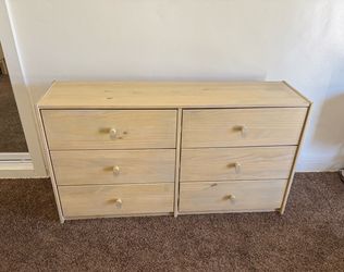 Ikea RAST 6-drawer dresser, pine
