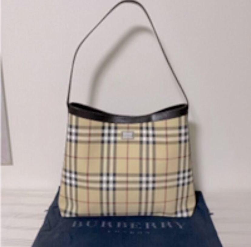 EUC [Burberry] Nova Check Signature Vintage Plaid Shoulder Bag w/ Dust Bag!