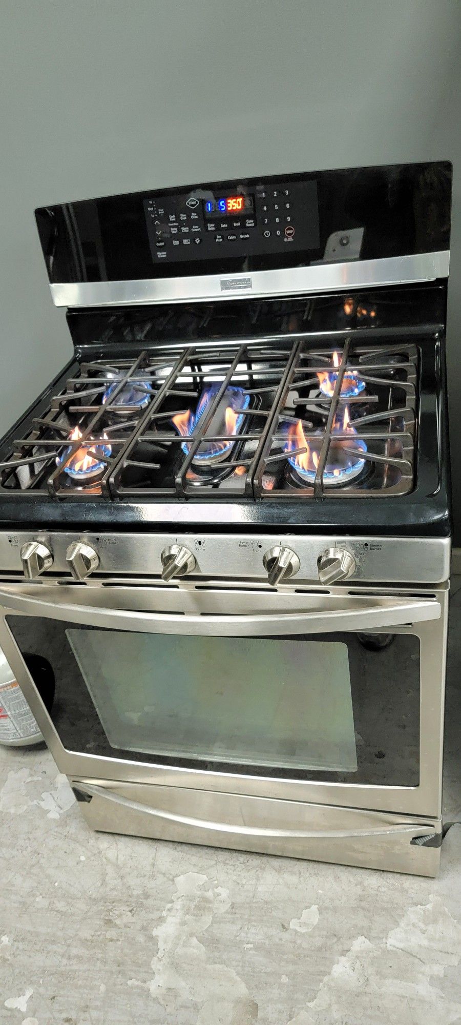 Used Refurbished Stainless Gas Five Burners