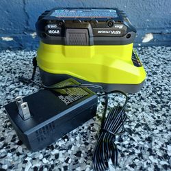BATTERY AND CHARGER RYOBI 