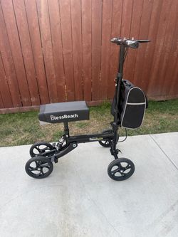 BlessReach Knee Scooter / Knee Walker with Bag