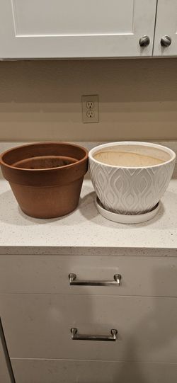 TWO. FLOWER. POTS