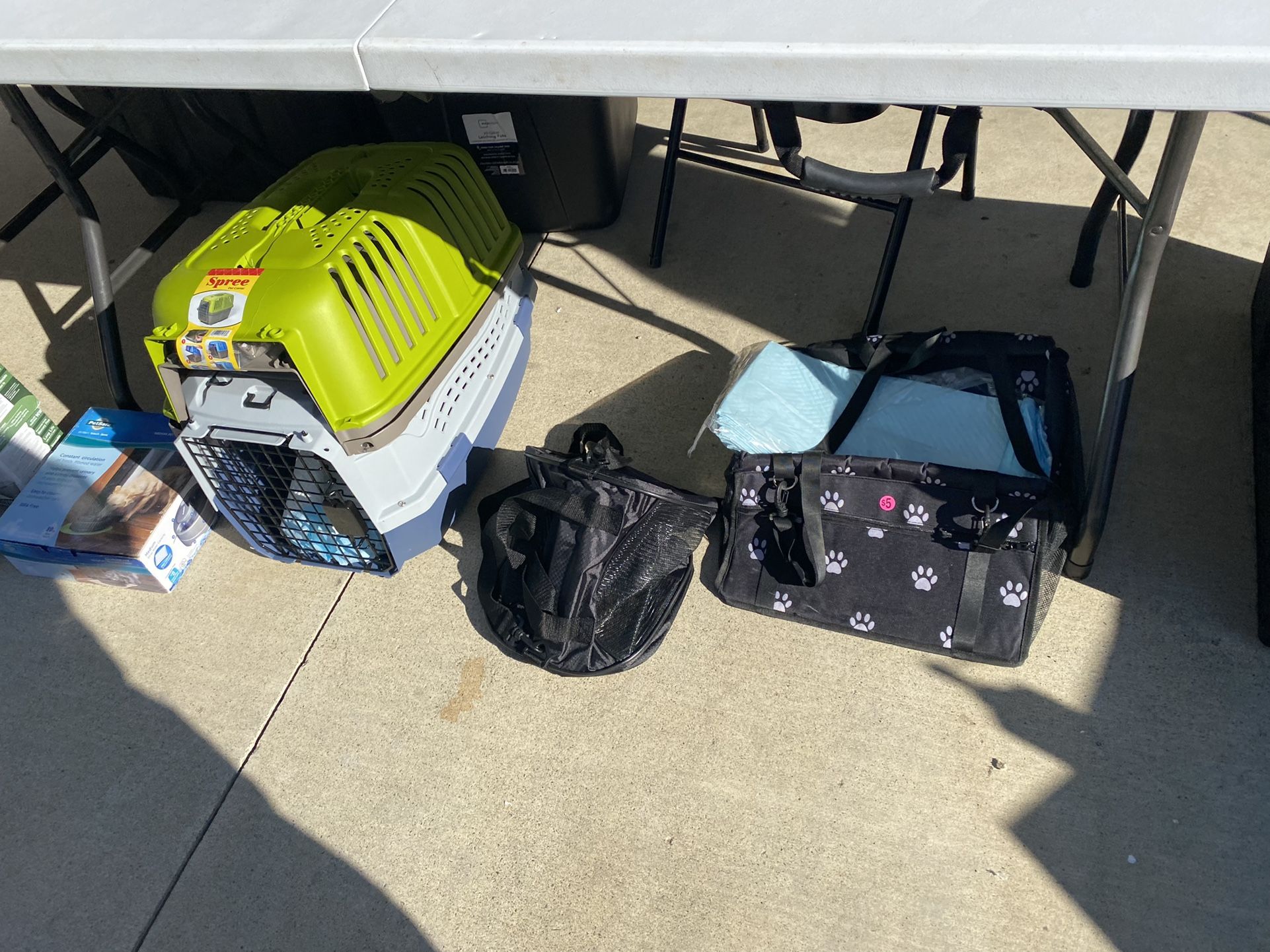 Dog Carriers/Roller, Collars, Toys, And Clothes!