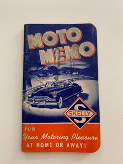 CAR ENTHUSIASTS: A Book From The Past Featuring SKELLY GAS STATIONS “Advice About Your Car”