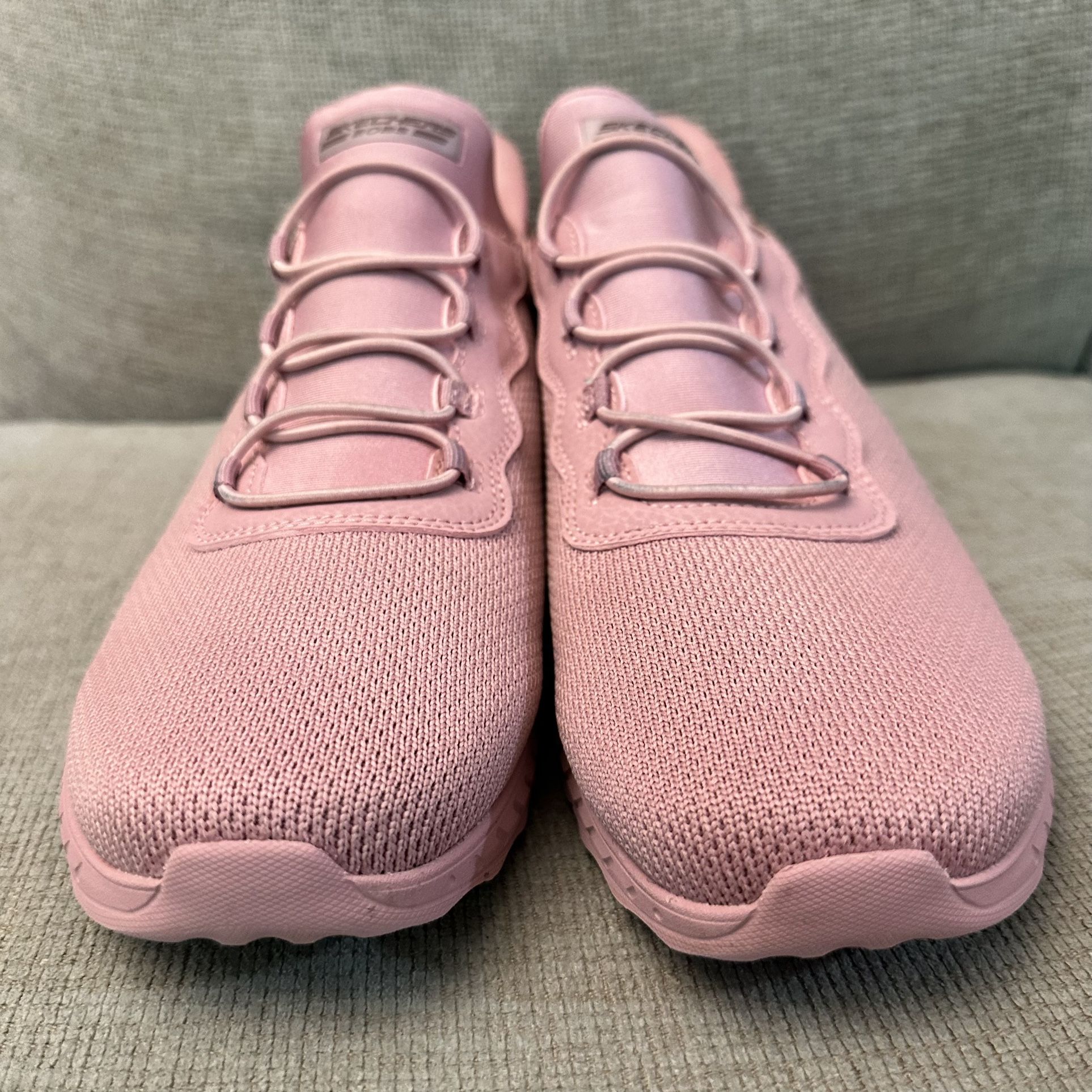 Skechers Women's Size 11 Slip- Bobs Sport Squad Chaos Rose Sneaker Shoes.