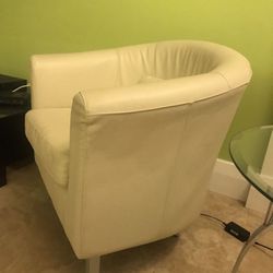 2 Accent Beige Chairs