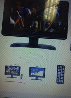 Big size portable rechargeable tv