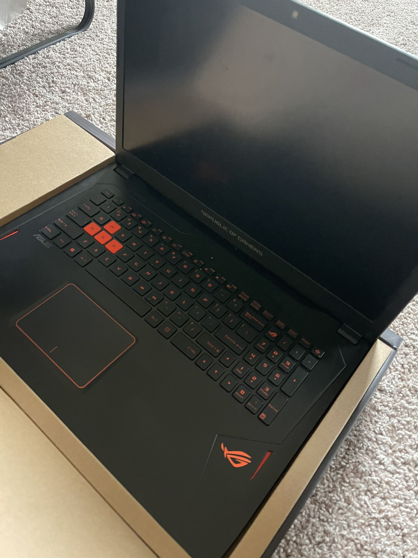 ASUS 15in GAMING LAPTOP *SELLING FOR PARTS