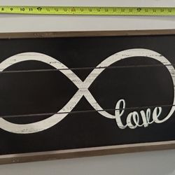 Infinity farmhouse sign