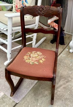 Vintage Wood Rocking Chair