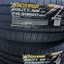 245/50/20 blackhawk brand new
