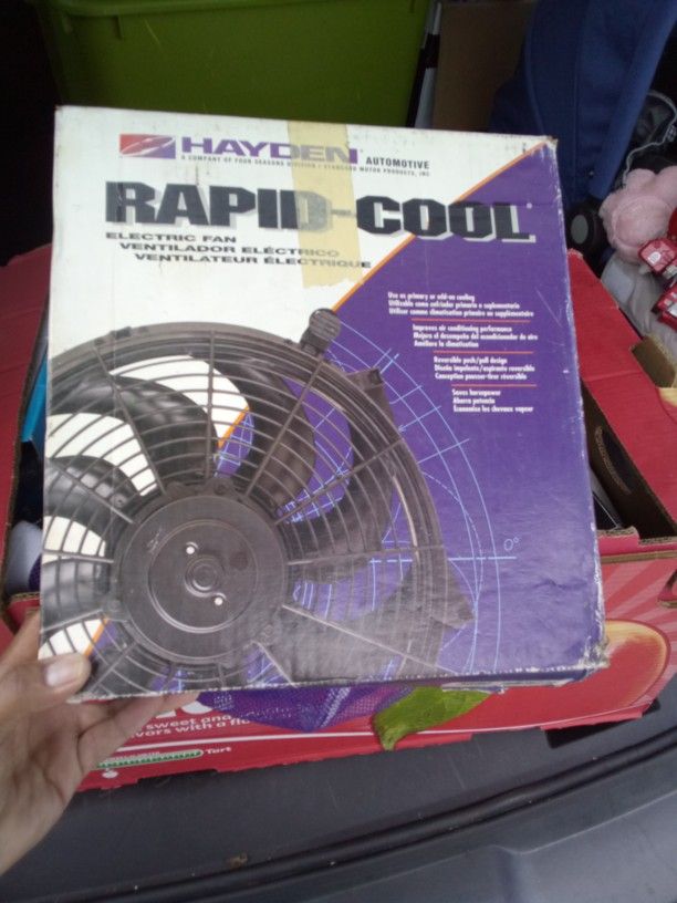 Rapid Cool Electric Fan