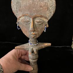 African  Antique  Ashanti Acuba Fertility Doll 