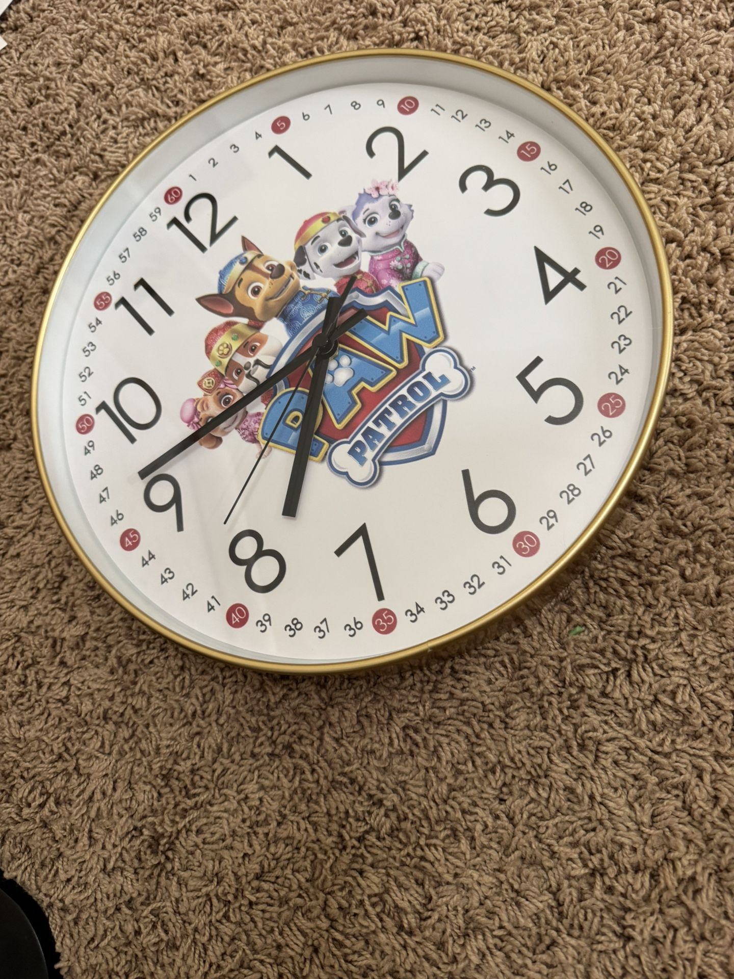 Paw Patrol Clock