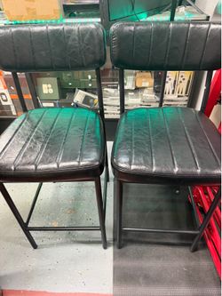 Bar Stools Set of 2, 26'' Tall Counter Height Bar Stools,