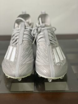 Adidas Adizero Primeknit Grey White Football Cleats GV9633  display picture 1