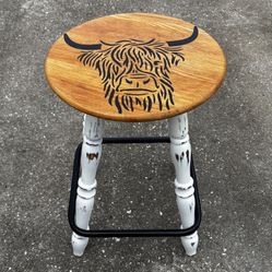 Highland Cow Stool 