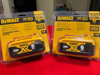 Brand New, Price Firm, Two Dewalt 6ah XR Batteries