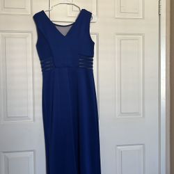 Long dress for evening   Royal Blue