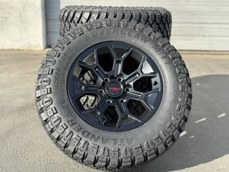 17" Wheels 265/70R17 Tires TRD PRO Toyota 4runner Tacoma Tundra Rims FJ Cruiser Sequoia Lexus GX460 GX470 GX Black Bronze 6x139.7