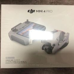 DJI Drone Mini 4 Pro Fly More Combo Plus DJI RC2 3 Batteries *SEALED*