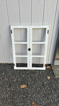 6 Panel Wood Frame No Glass