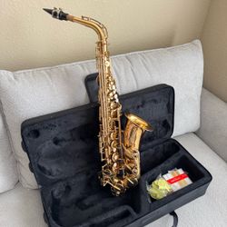 Saxophone with Case