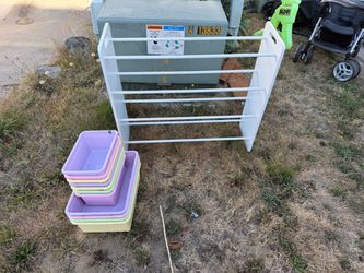 Kids shelf and bins- FREE