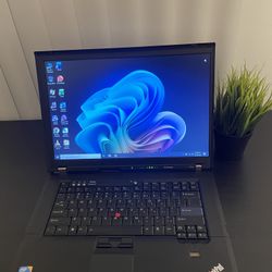 Lenovo ThinkPad T500 Upgraded (T9900, 8GB, SSD) – Clean – Windows 10 Enterprise LTSC 2032 