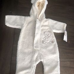 Carters One Piece Bodysuit Cute And Cuddly Size S 3 Months Teddy Bear Newborn