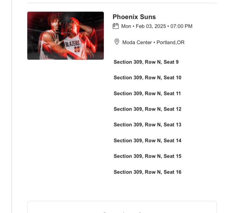 Trailblazers Vs Suns