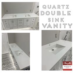 Vanity Sink Of Quartz, Quartzite, Granite, Marble, Ceramic, Etc.