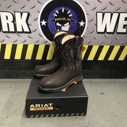 Men’s Ariat WorkHog Carbon Square Toe Work Boots NEW 