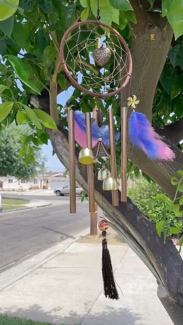 Wind chime,Wind Chimes Outdoor/Indoor,Dream catchers, Dreamcatcher,Boho Decor,Boho Wall Decor,Outdoo